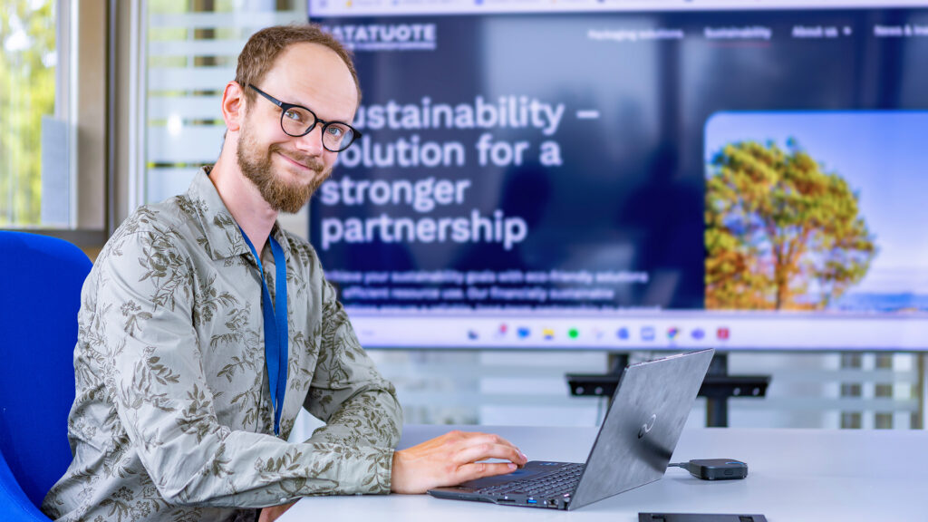 Satatuote Oy, Axel Hinderer, Customer Solutions and Sustainability Manager